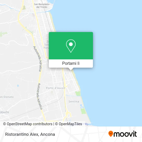 Mappa Ristorantino Alex