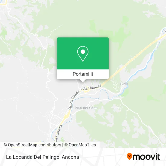 Mappa La Locanda Del Pelingo