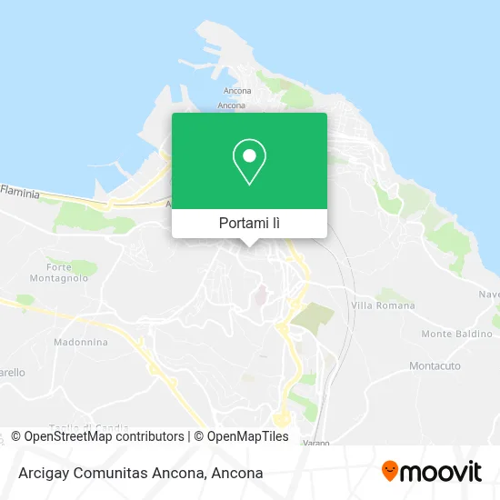Mappa Arcigay Comunitas Ancona