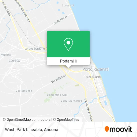 Mappa Wash Park Lineablu