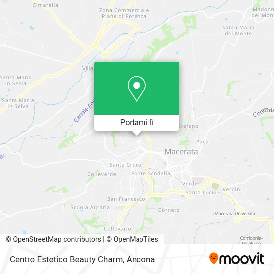 Mappa Centro Estetico Beauty Charm