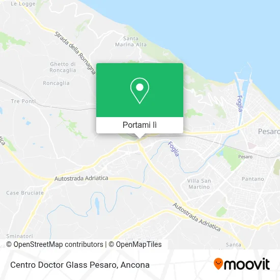 Mappa Centro Doctor Glass Pesaro