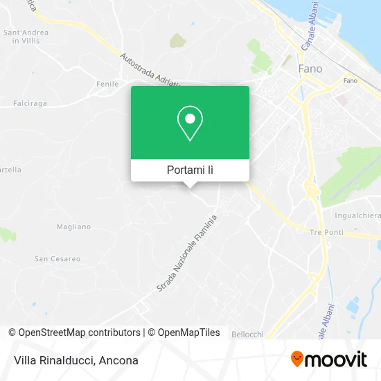 Mappa Villa Rinalducci