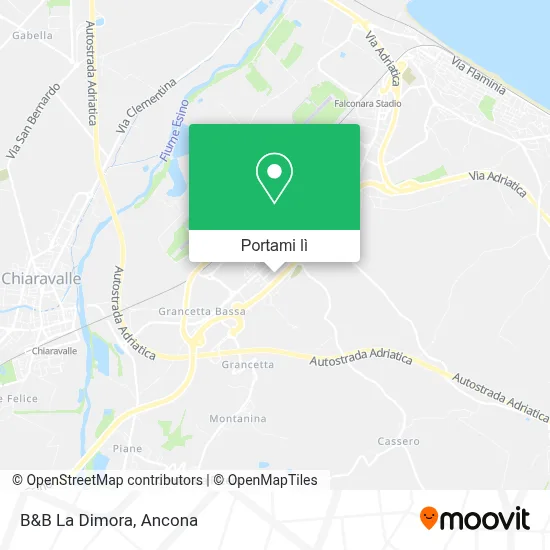 Mappa B&B La Dimora