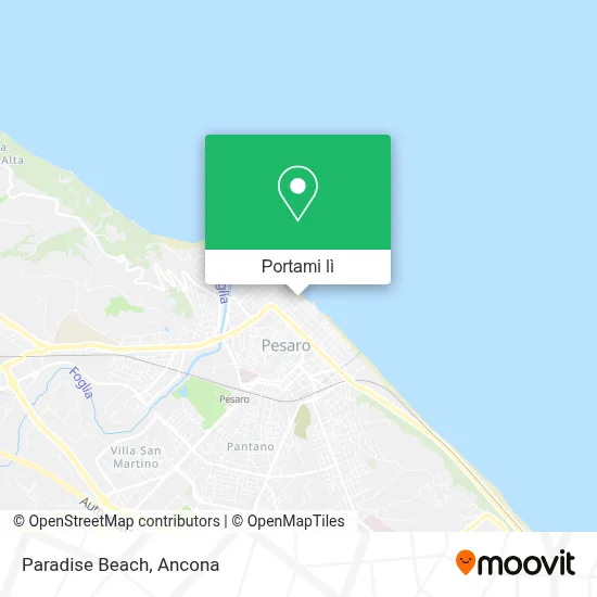 Mappa Paradise Beach