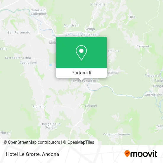 Mappa Hotel Le Grotte