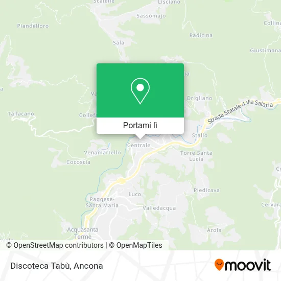 Mappa Discoteca Tabù