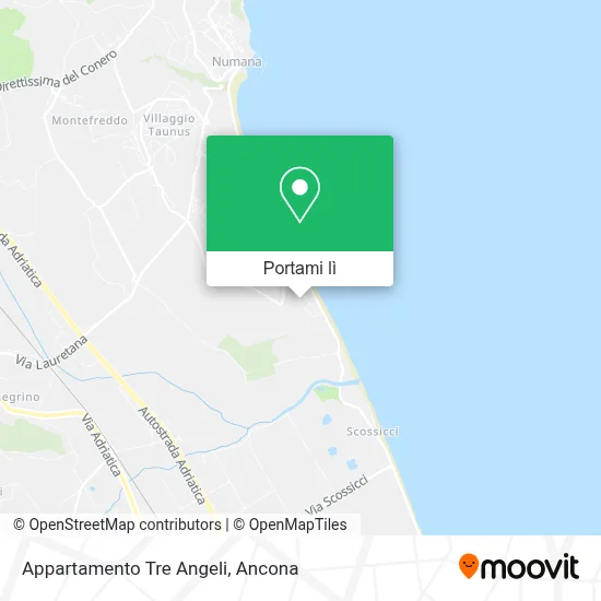 Mappa Appartamento Tre Angeli