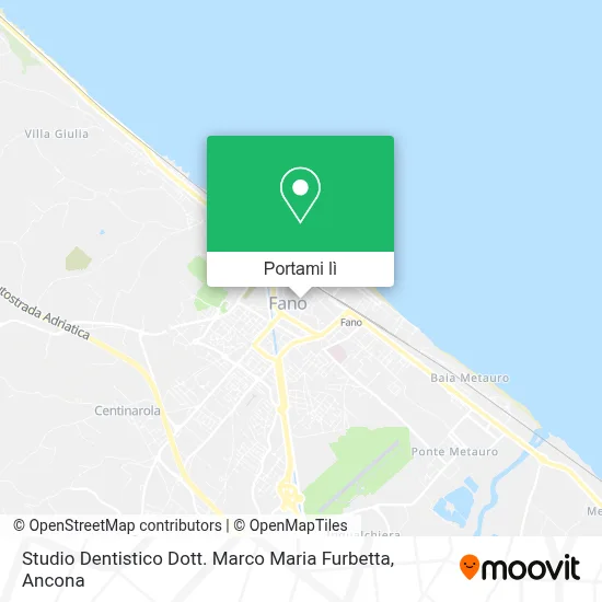 Mappa Studio Dentistico Dott. Marco Maria Furbetta