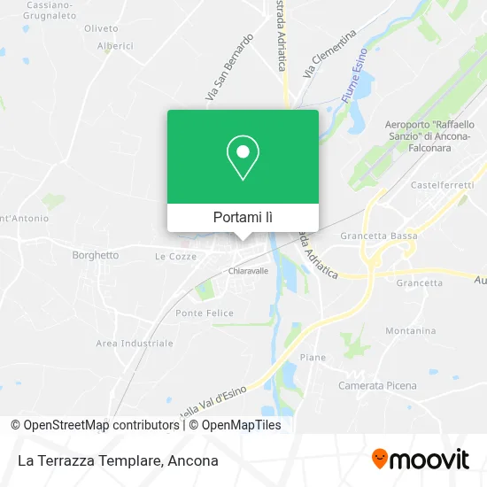 Mappa La Terrazza Templare