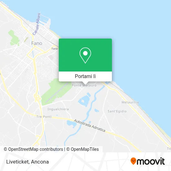 Mappa Liveticket