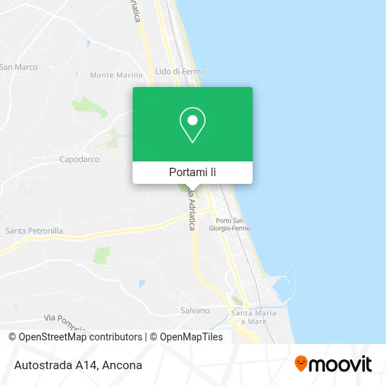 Mappa Autostrada A14