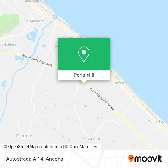 Mappa Autostrada A 14