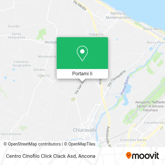 Mappa Centro Cinofilo Click Clack Asd