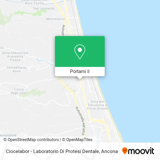 Mappa Ciocelabor  -  Laboratorio Di Protesi Dentale