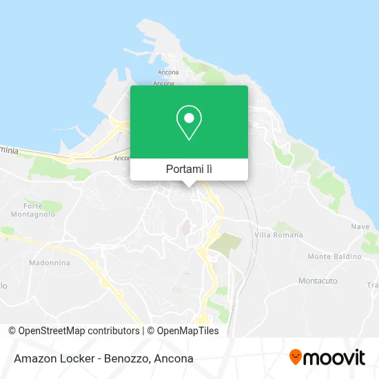 Mappa Amazon Locker - Benozzo