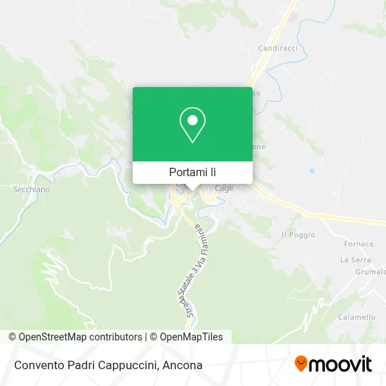 Mappa Convento Padri Cappuccini