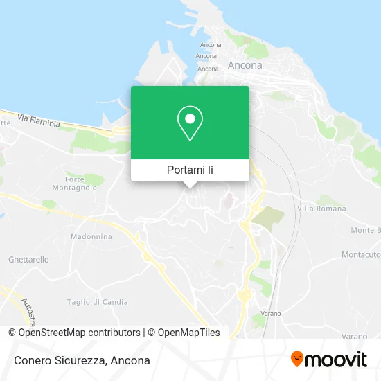 Mappa Conero Sicurezza