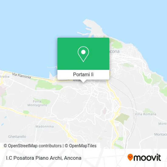 Mappa I.C Posatora Piano Archi