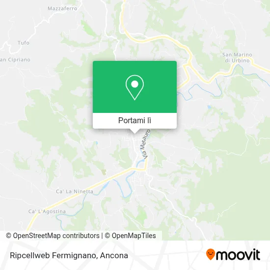 Mappa Ripcellweb Fermignano