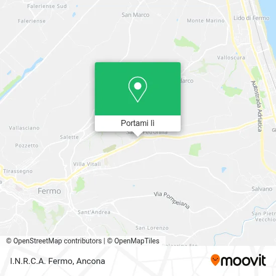 Mappa I.N.R.C.A. Fermo