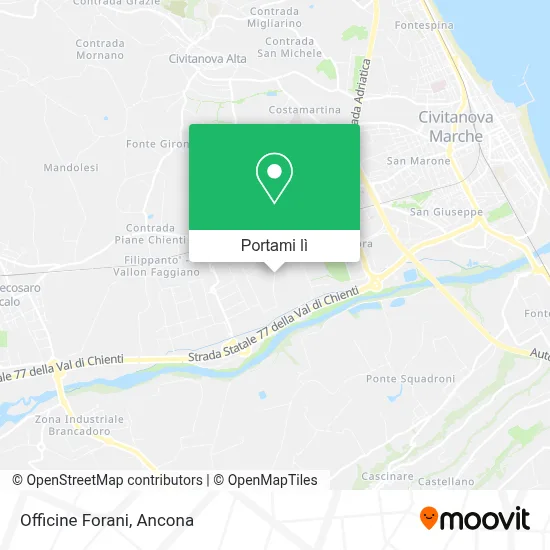 Mappa Officine Forani