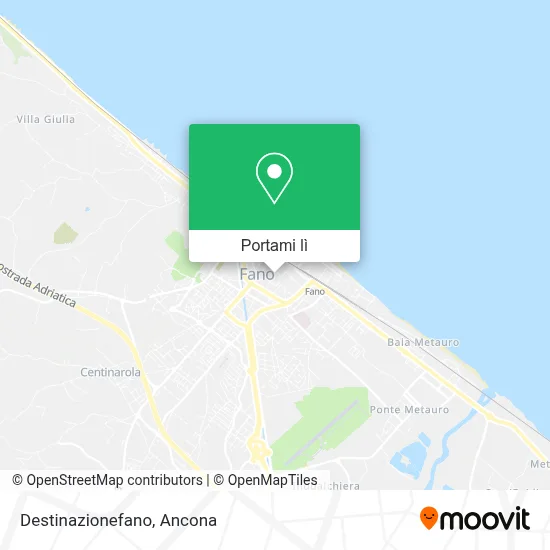 Mappa Destinazionefano