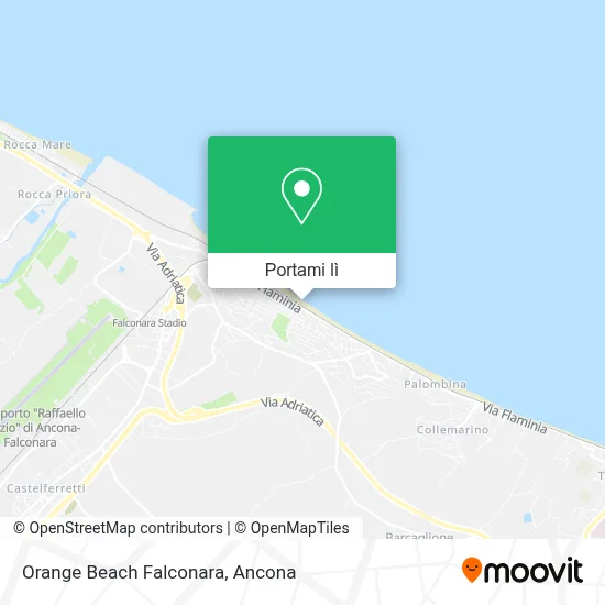 Mappa Orange Beach Falconara