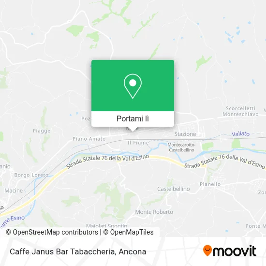 Mappa Caffe Janus Bar Tabaccheria