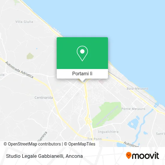 Mappa Studio Legale Gabbianelli