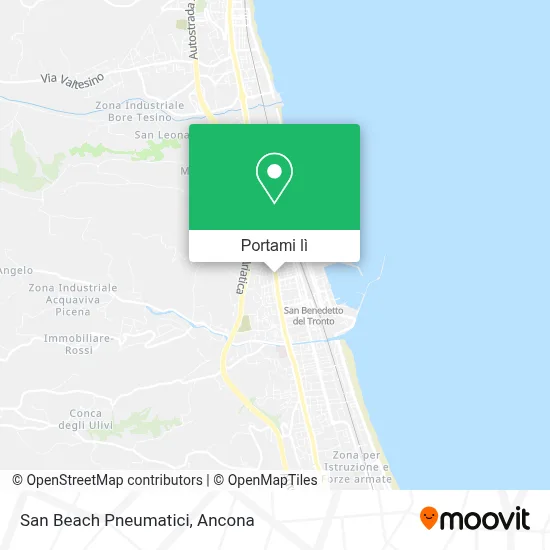 Mappa San Beach Pneumatici
