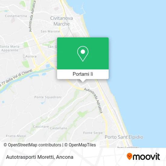 Mappa Autotrasporti Moretti