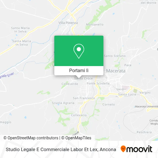 Mappa Studio Legale E Commerciale Labor Et Lex