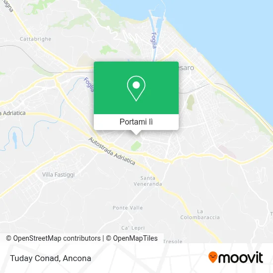 Mappa Tuday Conad