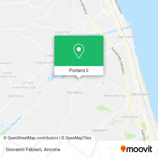 Mappa Giovanni Fabiani