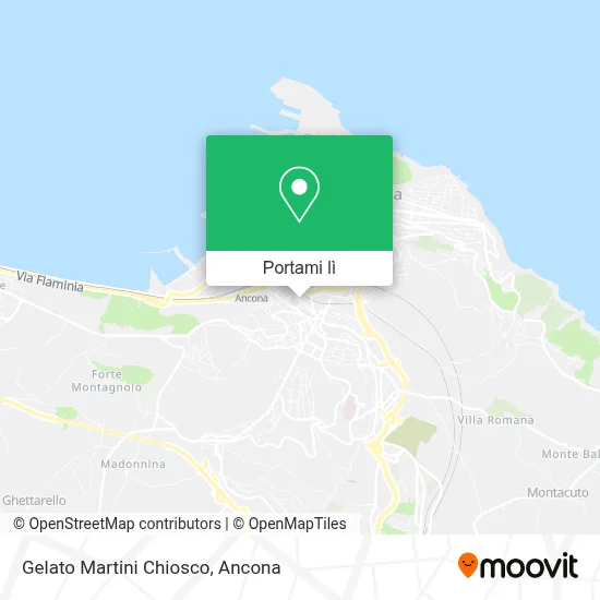 Mappa Gelato Martini Chiosco