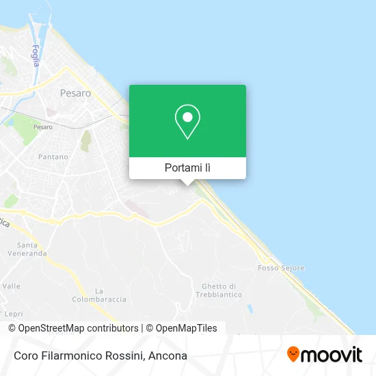 Mappa Coro Filarmonico Rossini