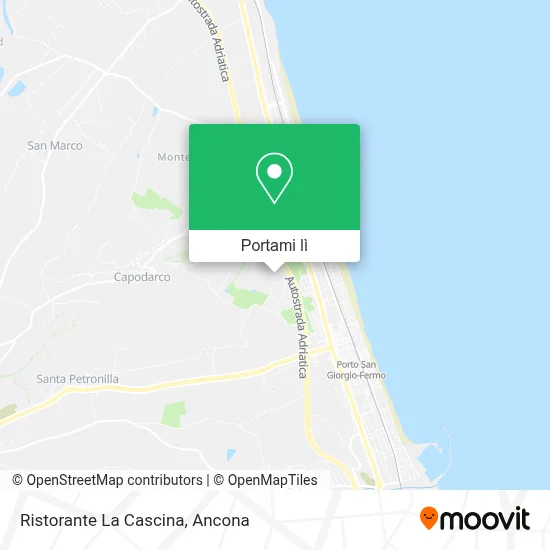 Mappa Ristorante La Cascina