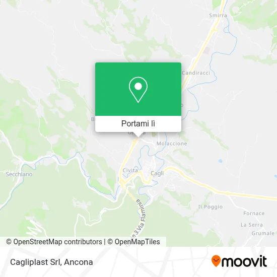 Mappa Cagliplast Srl