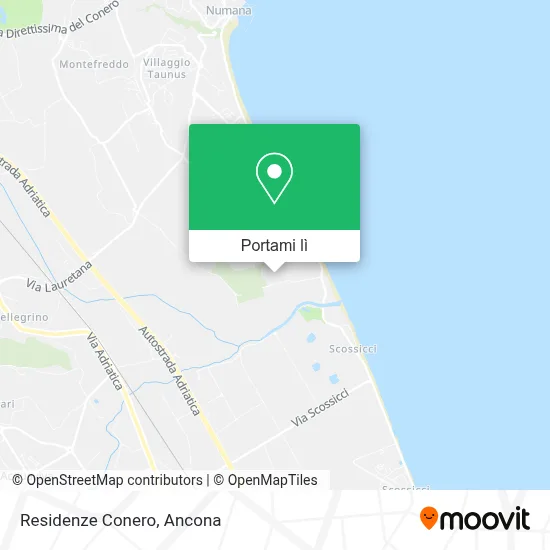 Mappa Residenze Conero