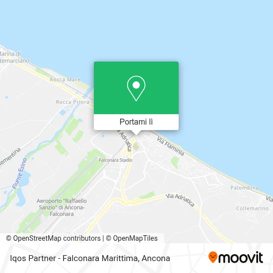 Mappa Iqos Partner - Falconara Marittima
