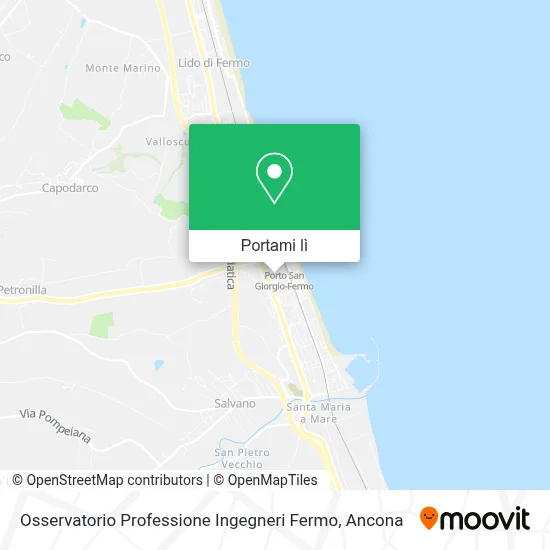 Mappa Osservatorio Professione Ingegneri Fermo