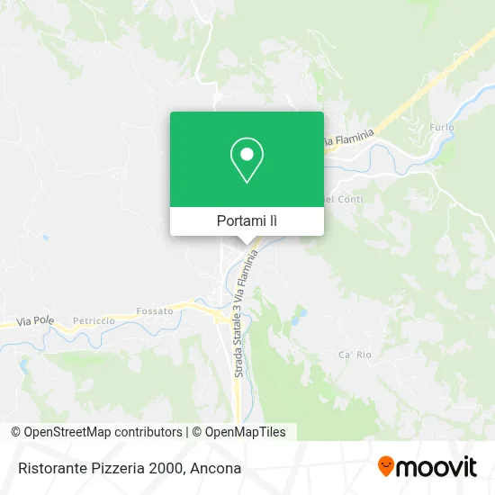 Mappa Ristorante  Pizzeria 2000