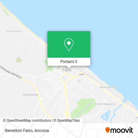 Mappa Benetton Fano