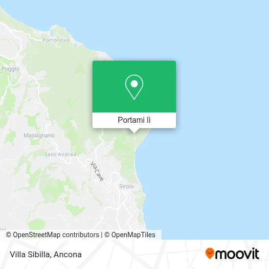 Mappa Villa Sibilla