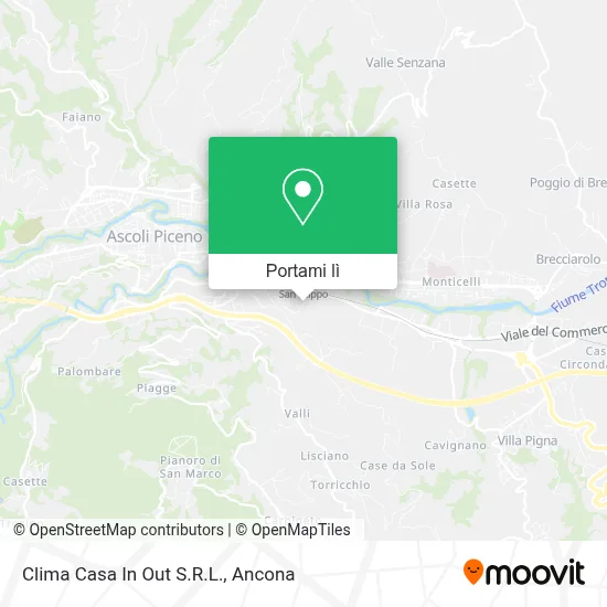 Mappa Clima Casa In Out S.R.L.