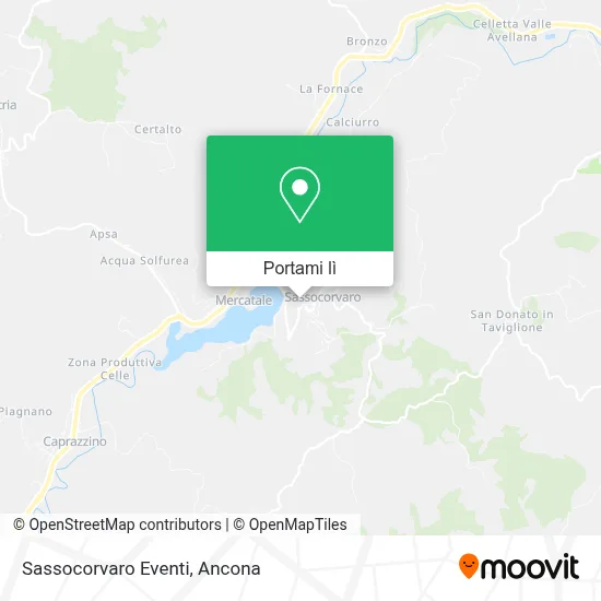Mappa Sassocorvaro Eventi