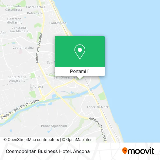 Mappa Cosmopolitan Business Hotel