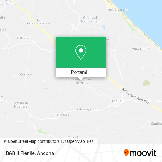 Mappa B&B Il Fienile