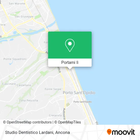Mappa Studio Dentistico Lardani